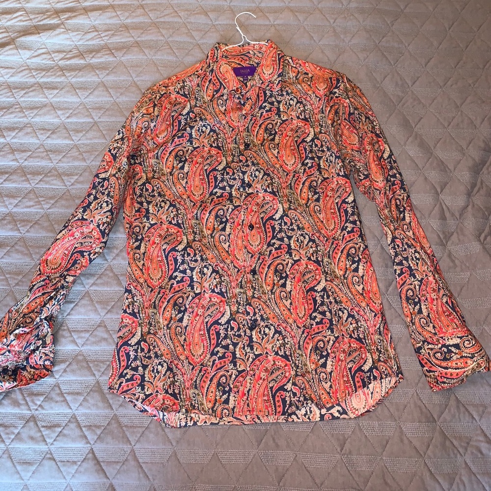 Paisley button down